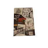 دفتر رسم تخطيطي A3 PADA3، (420 × 297) سم، ورق خالٍ من الأحماض الوزن 160 جم/م2، 24ورقة - Sooqja سوقجة